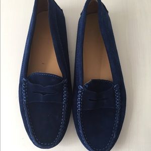 French Suede Driving Mocs